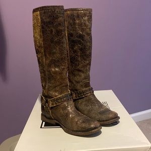 Frye Phillip Studded Harness Boots